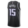 Camiseta Hombre Sacramento Kings Davion Mitchell 15 2022-23 Jordan Statement Edition Negro Swingman